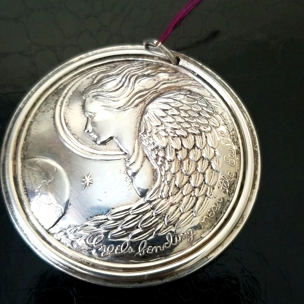 Large Vintage Towle Sterling Pendant